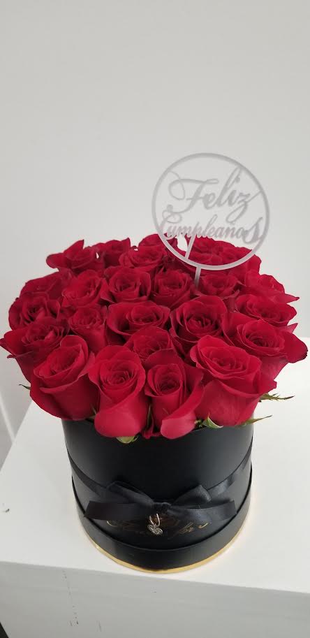 Caja En Rosas Importadas | Floristeria Corazon